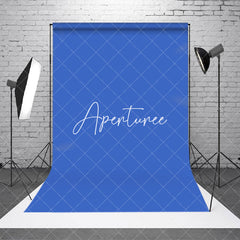 Aperturee - Aperturee Retro Blue Solid Color Portrait Backdrop For Photography