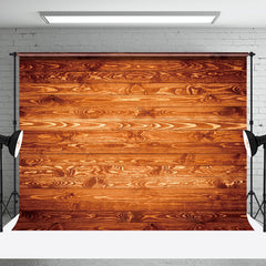 Aperturee - Aperturee Retro Brown Wood Grain Pattern Photography Backdrop