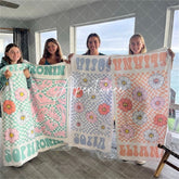 Aperturee - Aperturee Retro Multi Style Personalized Beach Towel Gift