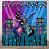 Aperturee - Aperturee Retro Music Rock Dance Stage Square Tension Backdrop