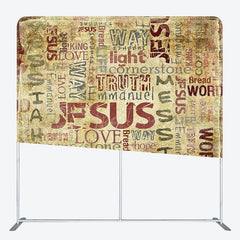 Aperturee - Aperturee Retro Parchment Jesus Christ Pillow Case Backdrop
