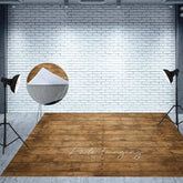 Aperturee - Aperturee Retro Style Pattern Fabric Floor Backdrop For Photo