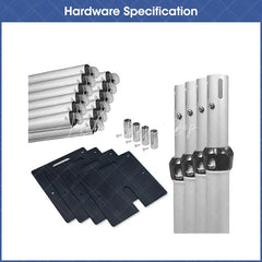 Lofaris Ridge Canopy 10x10ft Pipe and Drape Stand Sturdy Tent Frame Versatile for Business Exhibition Booth Display