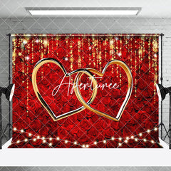 Aperturee - Aperturee Romantic Rose Bear Valentines Day Room Set Backdrop
