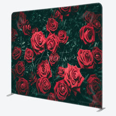 Aperturee - Aperturee Rose Buds With Green Valentines Day Backdrop Cover