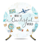 Aperturee - Aperturee Round Geography Travel Earth Onederful World Backdrop