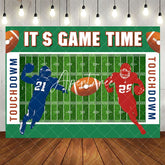 Aperturee - Aperturee Rugby Field Sports Its A Game Time Birthday Backdrop