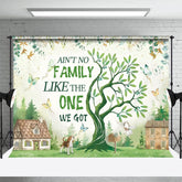 Aperturee - Aperturee Rural Scenery Greeny House Family Reunion Backdrop