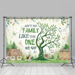 Aperturee - Aperturee Rural Scenery Greeny House Family Reunion Backdrop