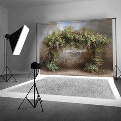 Aperturee - Aperturee Rustic Grapevine Arch Photography Backdrop Italian Vineyard and Tuscan Theme Winery Wedding Photo Background