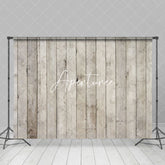 Aperturee - Aperturee Rustic Natural Gray Wooden Wall Panel Gaps Backdrop