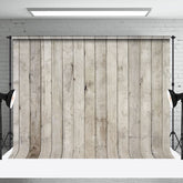 Aperturee - Aperturee Rustic Natural Gray Wooden Wall Panel Gaps Backdrop