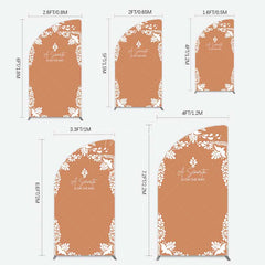 Aperturee Aperturee Rustic Senorita Mexican Baby Shower Half Moon Arch Backdrop