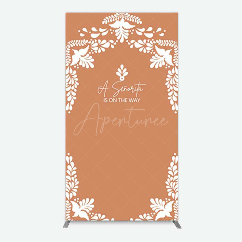 Aperturee Aperturee Rustic Senorita Mexican Baby Shower Rectangle Backdrop
