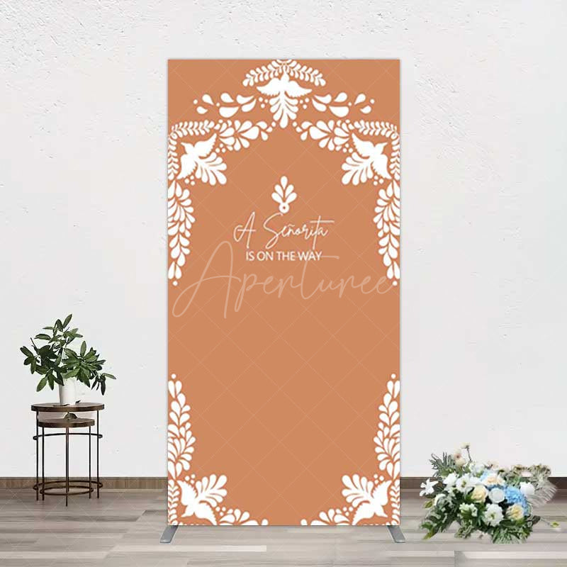 Aperturee Aperturee Rustic Senorita Mexican Baby Shower Rectangle Backdrop