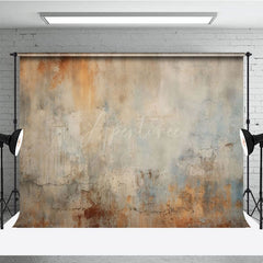 Aperturee - Aperturee Rusty Retro Walls Old Style Photography Backdrop