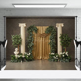 Aperturee - Aperturee Sacred Elegant Boho Floral Sweet Wedding Backdrop