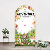 Aperturee - Aperturee Safari Adventure Awaits Baby Shower Arch Backdrop