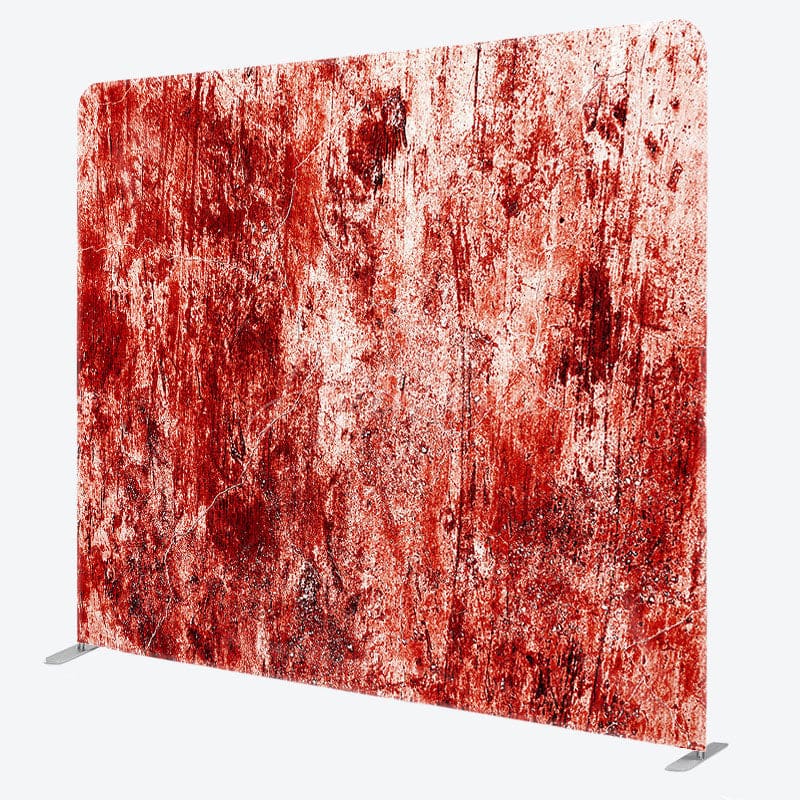 Aperturee - Aperturee Scary Red Scratches Halloween Pillow Case Backdrop