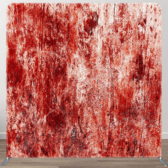 Aperturee - Aperturee Scary Red Scratches Halloween Pillow Case Backdrop