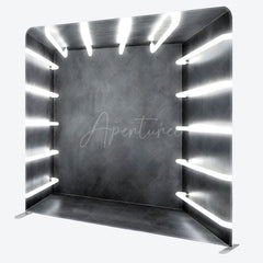 Aperturee - Aperturee Science Fiction Black Glow Pillow Cover Backdrop