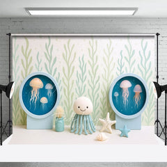 Aperturee - Aperturee Seaweed Jellyfish Under The Sea Cake Smash Backdrop