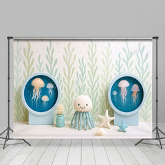 Aperturee - Aperturee Seaweed Jellyfish Under The Sea Cake Smash Backdrop