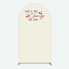 Aperturee Aperturee She Is The Cherry On Top Bridal Shower Arch Backdrop