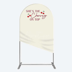 Aperturee Aperturee She Is The Cherry On Top Bridal Shower Arch Backdrop