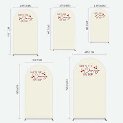 Aperturee Aperturee She Is The Cherry On Top Bridal Shower Arch Backdrop