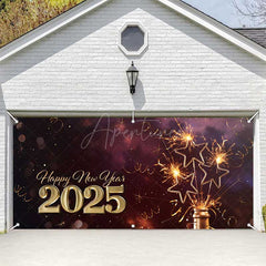 Aperturee - Aperturee Shining Star Sparks Romantic 2025 Garage Door Banner