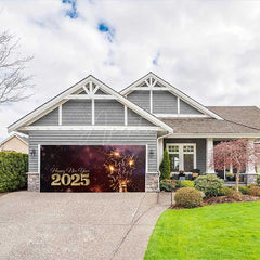 Aperturee - Aperturee Shining Star Sparks Romantic 2025 Garage Door Banner