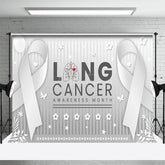 Aperturee - Aperturee Silver Ribbon Lung Cancer Awareness Month Backdrop