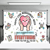 Aperturee - Aperturee Simple Heart Happy Case Management Week Backdrop