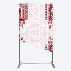 Aperturee - Aperturee Simple Slovakia Pattern Happy Birthday Rectangle Backdrop