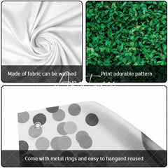 Aperturee - Aperturee Simple Spring Fresh Green Leaves Garage Door Banner