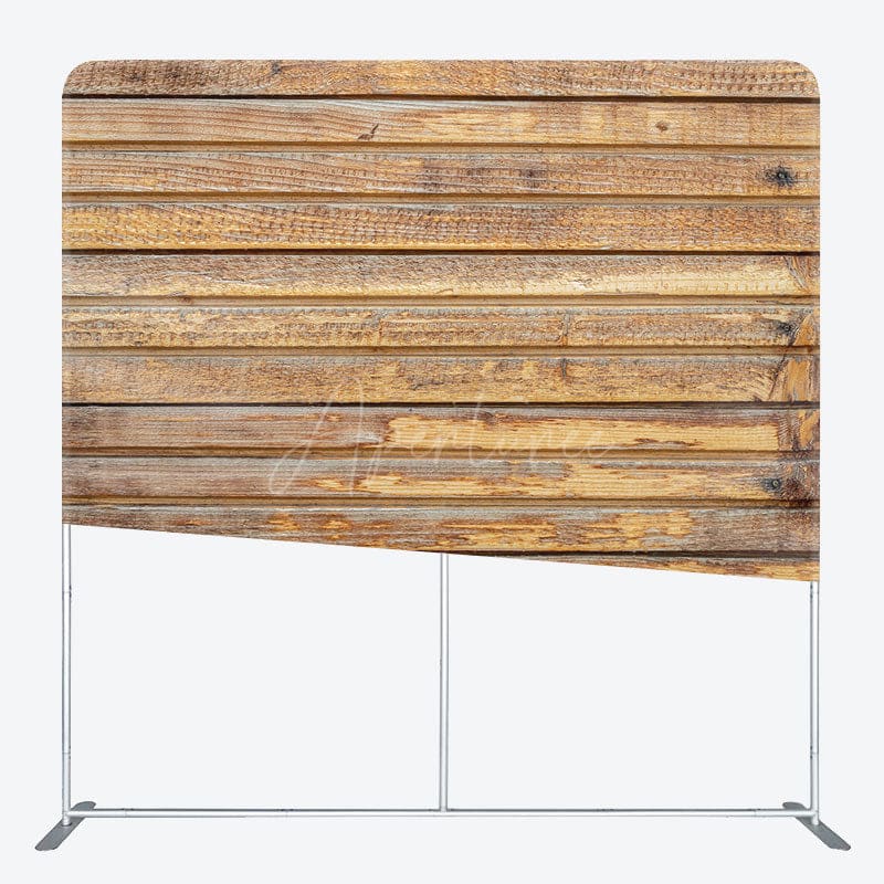 Aperturee - Aperturee Simple Wooden Photography Square Tension Backdrop