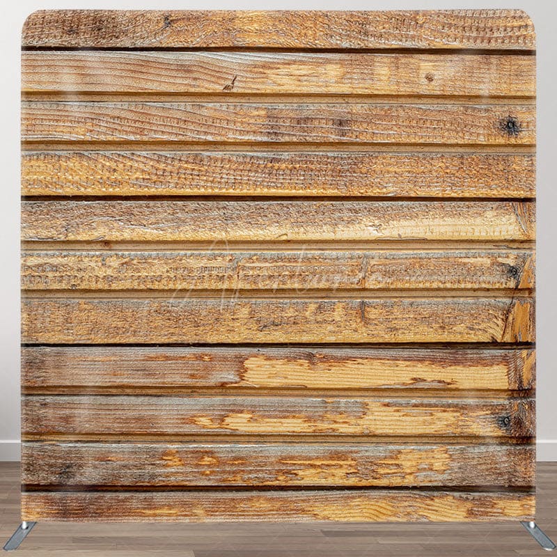 Aperturee - Aperturee Simple Wooden Photography Square Tension Backdrop
