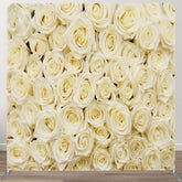 Aperturee - Aperturee Simple Yellow Roses Backdrop Cover For Party Decor