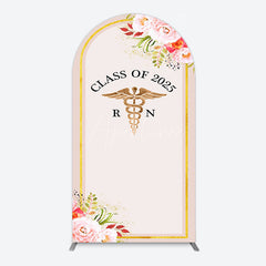 Aperturee - Aperturee Snake Staff Class 2025 Nurse Graduation Arch Backdrop