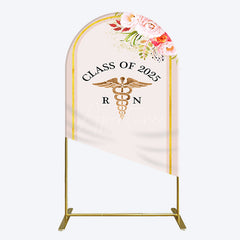Aperturee - Aperturee Snake Staff Class 2025 Nurse Graduation Arch Backdrop