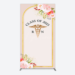 Aperturee - Aperturee Snake Staff Class 2025 Nurse Graduation Rectangle Backdrop