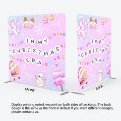 Aperturee - Aperturee Snowflake Disco In My Christmas Era Tension Backdrop