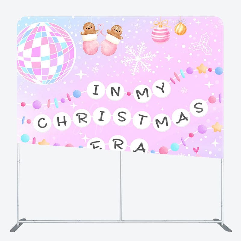 Aperturee - Aperturee Snowflake Disco In My Christmas Era Tension Backdrop