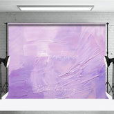 Aperturee - Aperturee Soft Lavender Oil Painting Texture Photography Backdrop Abstract Artistic Portrait Background