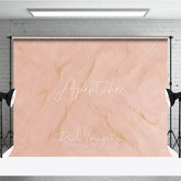 Aperturee - Aperturee Soft Pink and Gold Textured Abstract Photography Backdrop Elegant Modern Design for Studio Photoshoots