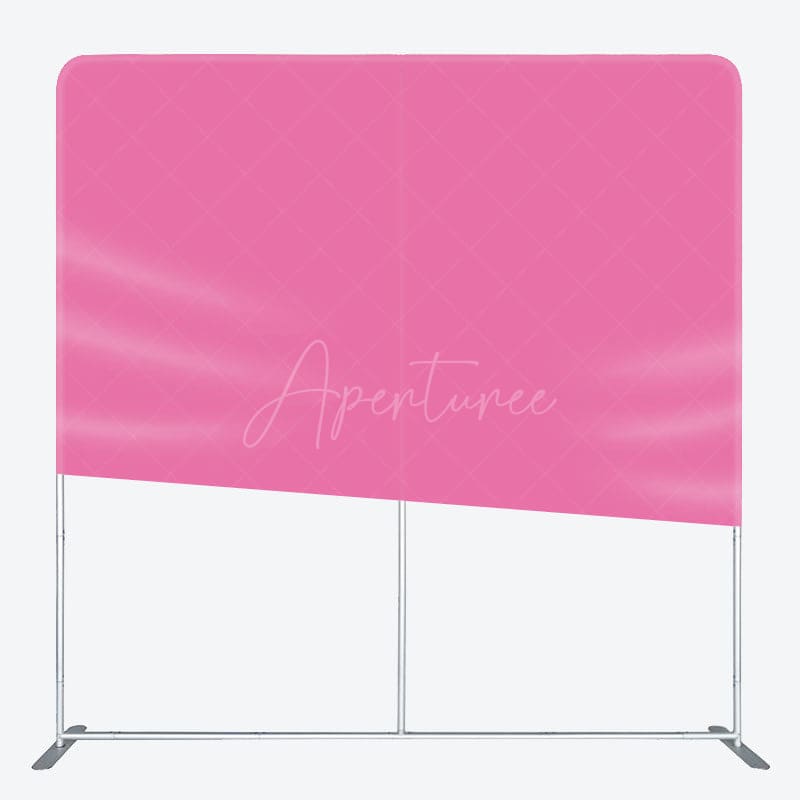 Aperturee - Aperturee Solid Pink Sweet Professional Photography Backdrop Cover