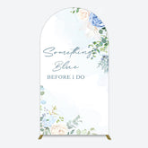 Aperturee - Aperturee Something Blue Before I Do Wedding Arch Backdrop