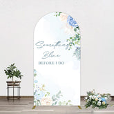 Aperturee - Aperturee Something Blue Before I Do Wedding Arch Backdrop