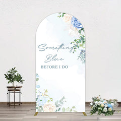 Aperturee - Aperturee Something Blue Before I Do Wedding Arch Backdrop